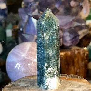 🔥SALE🔥 Moss Agate Crystal Point!